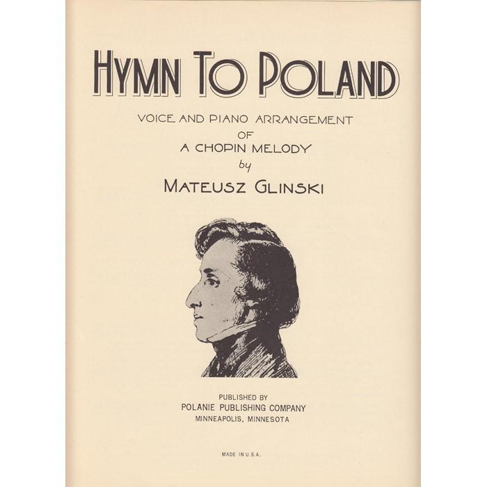 Hymn to Poland with Song Sheet Music (Bilingual)