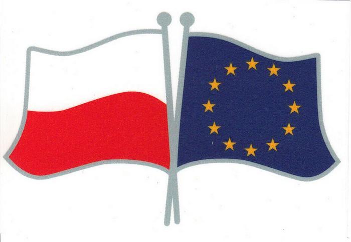 Sticker - Polish European Flags