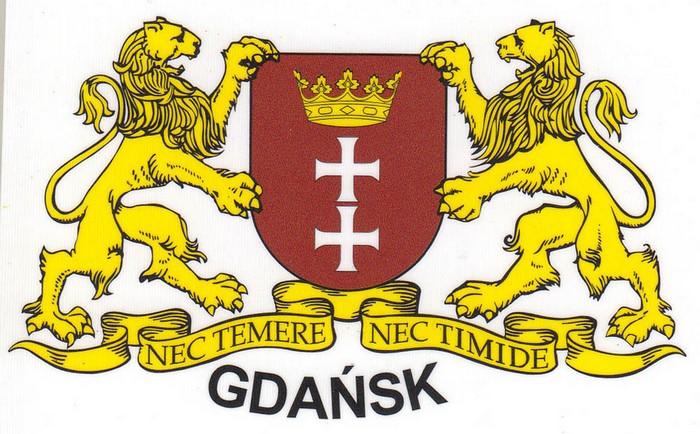Sticker - Gdansk City Crest