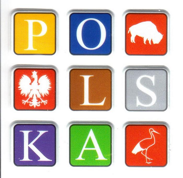 Sticker - POLSKA Cube, Set of 9