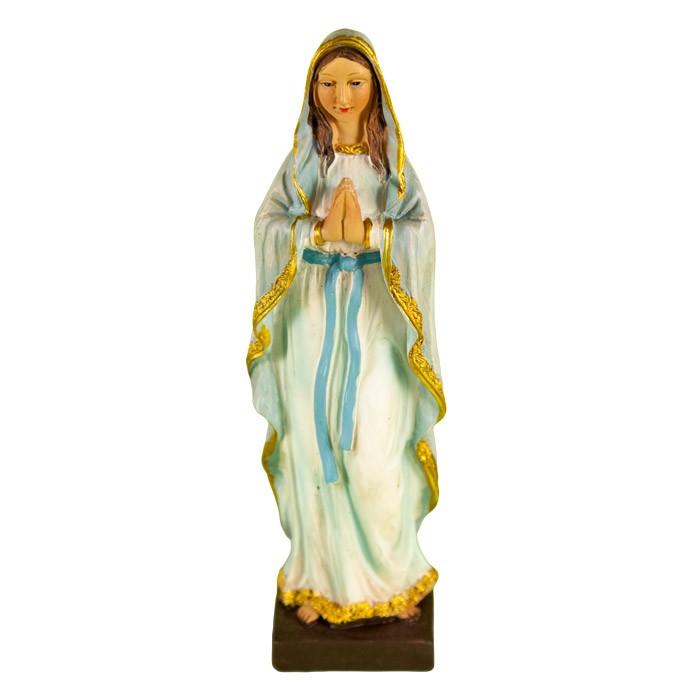 Resin Statue - Virgin Mary: Our Lady of Lourdes, 6 inch