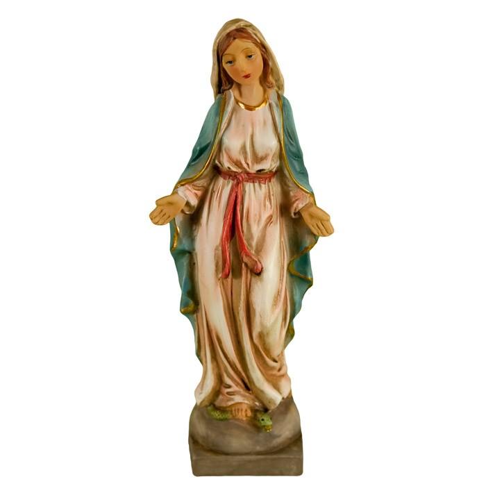 Resin Statue - Virgin Mary: Our Lady of Grace, 7 inch
