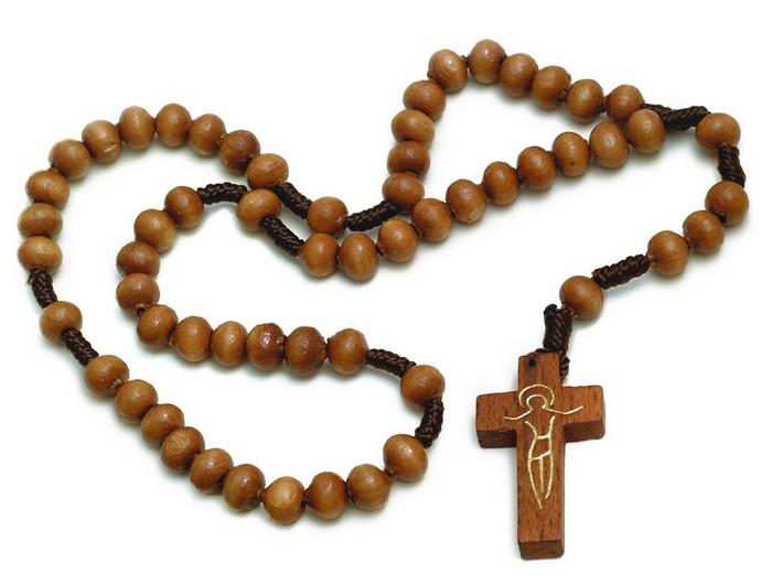 Wooden Rosary, 9 inch