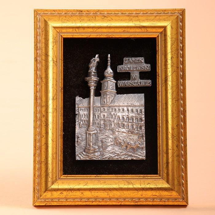Framed Pewter Image - Royal Castle, Warsaw