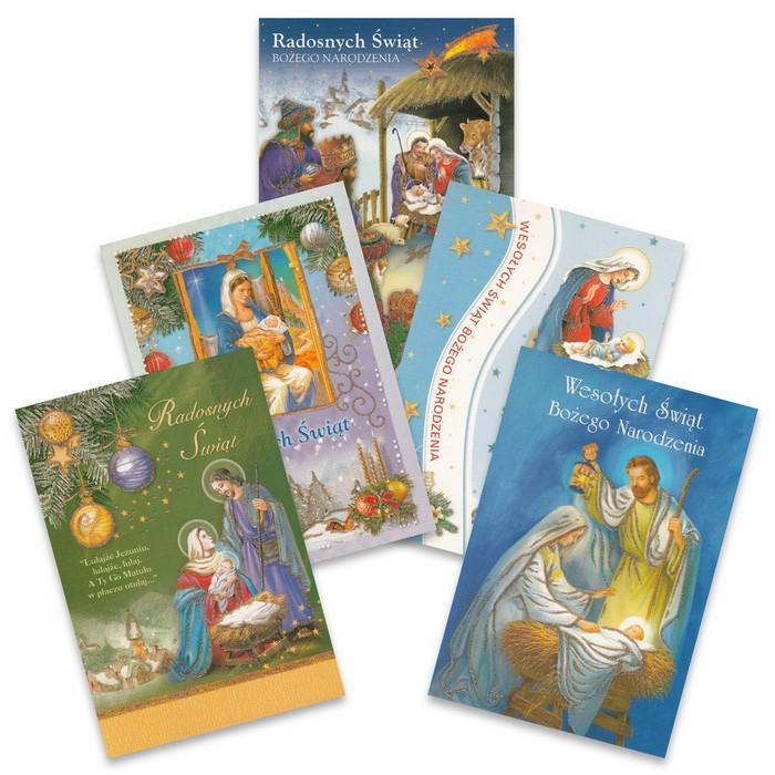 Christmas Cards - Religious, Set of 5