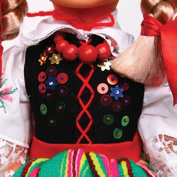 Folk Doll from Mazowsze Lowicz Region