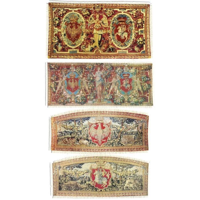 Silkscreen Bookmarks - Wawel Castle Tapestries, Set of 4