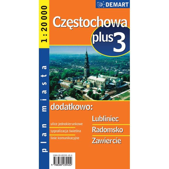 City Plus Maps - CZESTOCHOWA plus 3 other cities