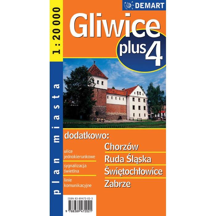 City Plus Maps - GLIWICE plus 4 other cities