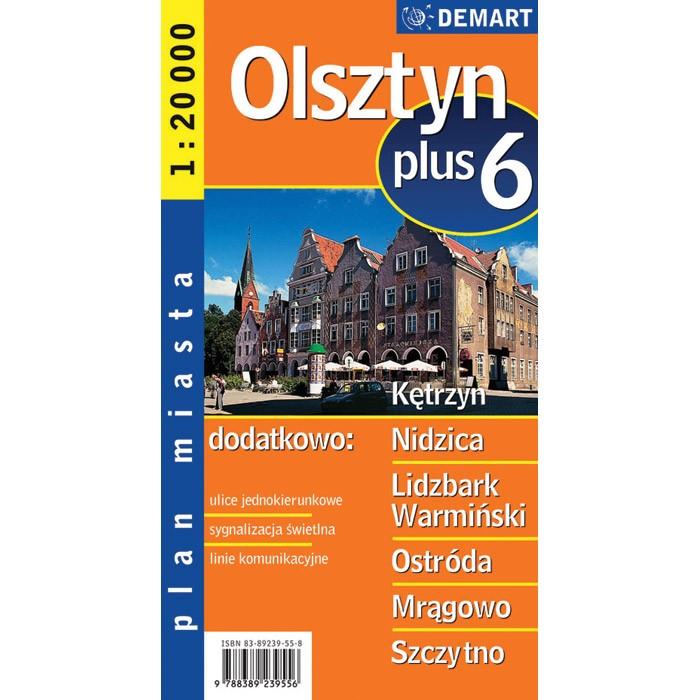City Plus Maps - OLSZTYN plus 6 other cities