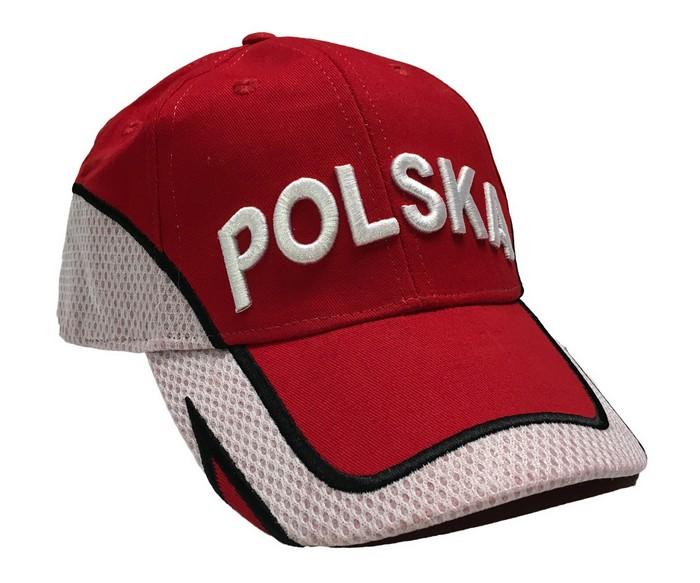Red Baseball Cap - POLSKA