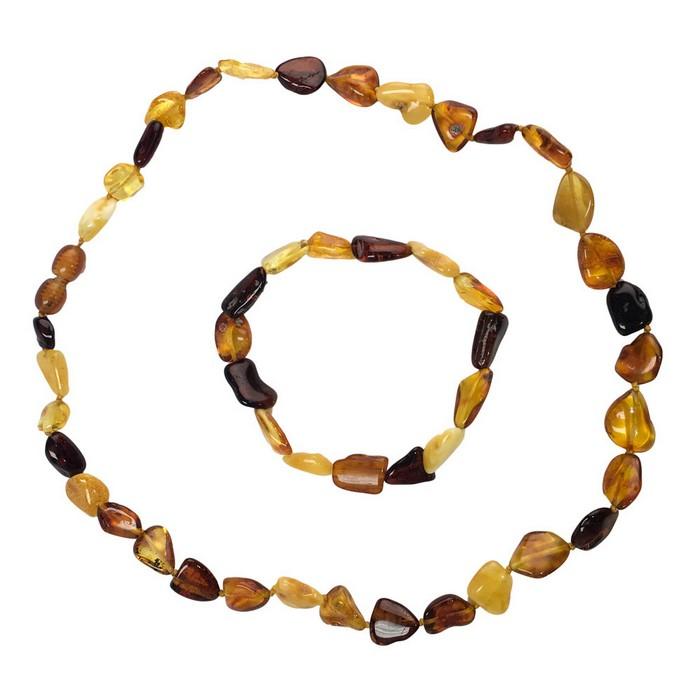 Pure Amber Bracelet and Necklace