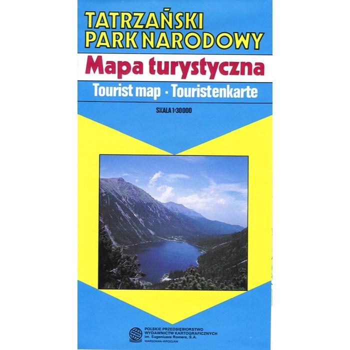 Map of Tatra National Park