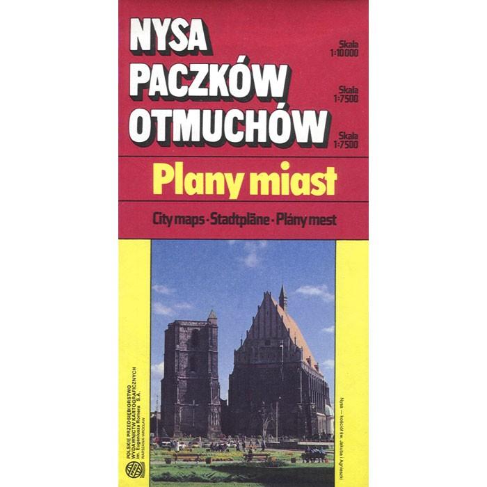 Nysa, Paczkow, Otmuchow City Map