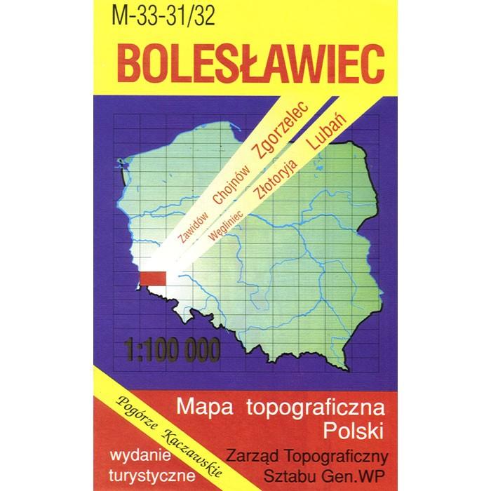 Boleslawiec Region Map