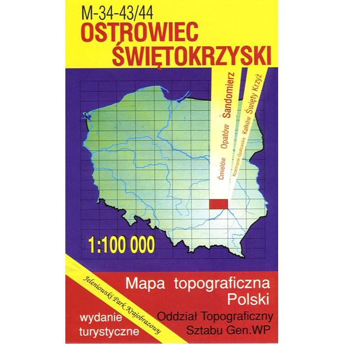 Ostrowiec Swietokrzyski Region Map