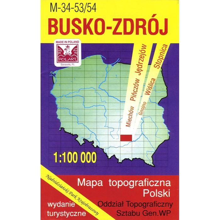 Busko-Zdroj Region Map