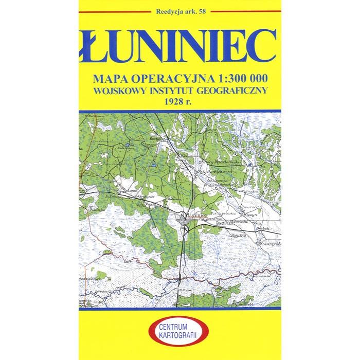 Pre WWII Poland  Map - Luniniec 1927-1938