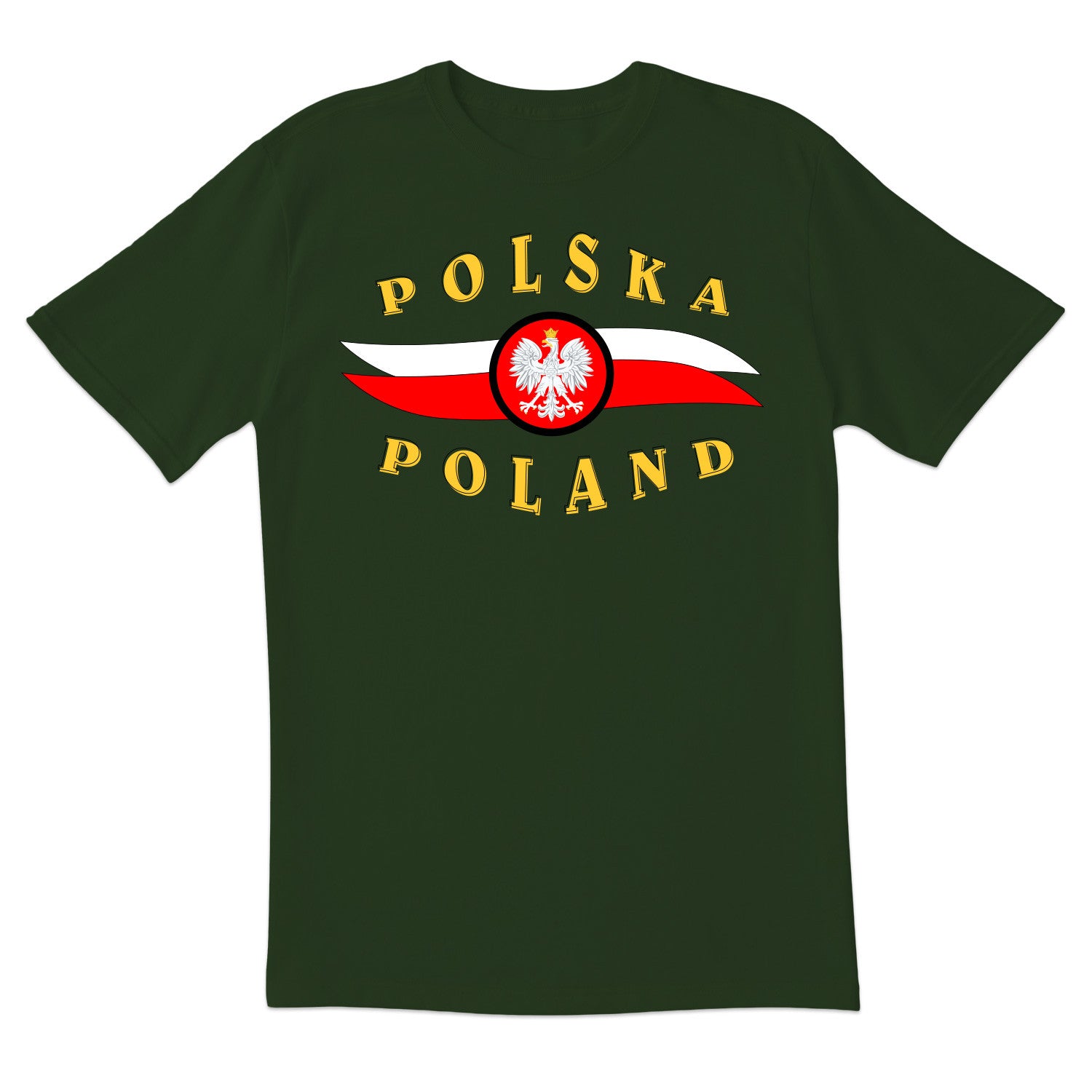 Polska-Poland Short Sleeve Tshirt