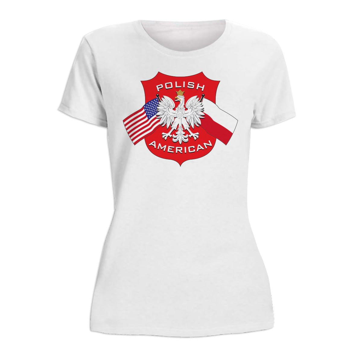 Polish American Women's Short Sleeve Tshirt