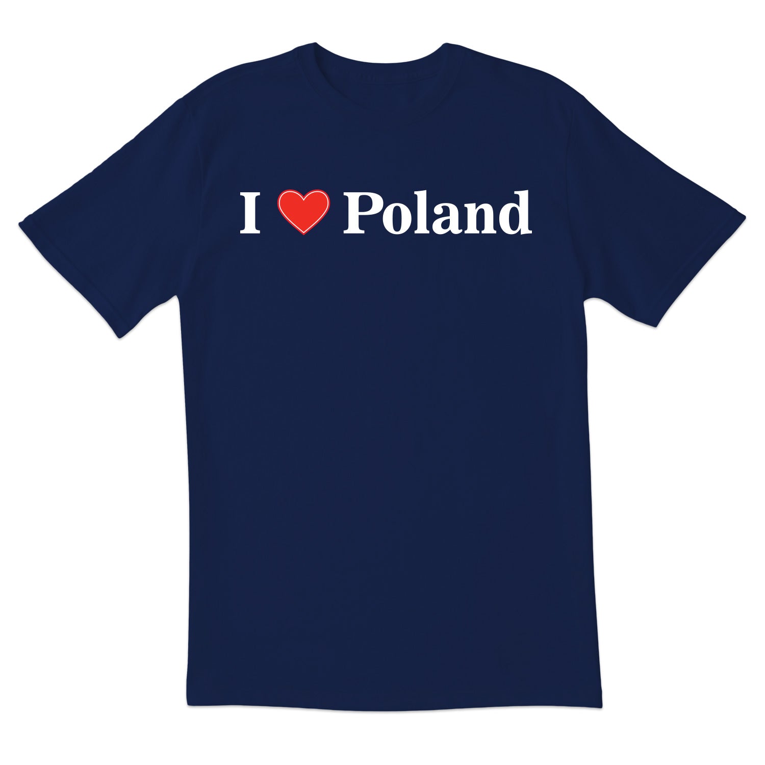 I Love Poland Short Sleeve Tshirt