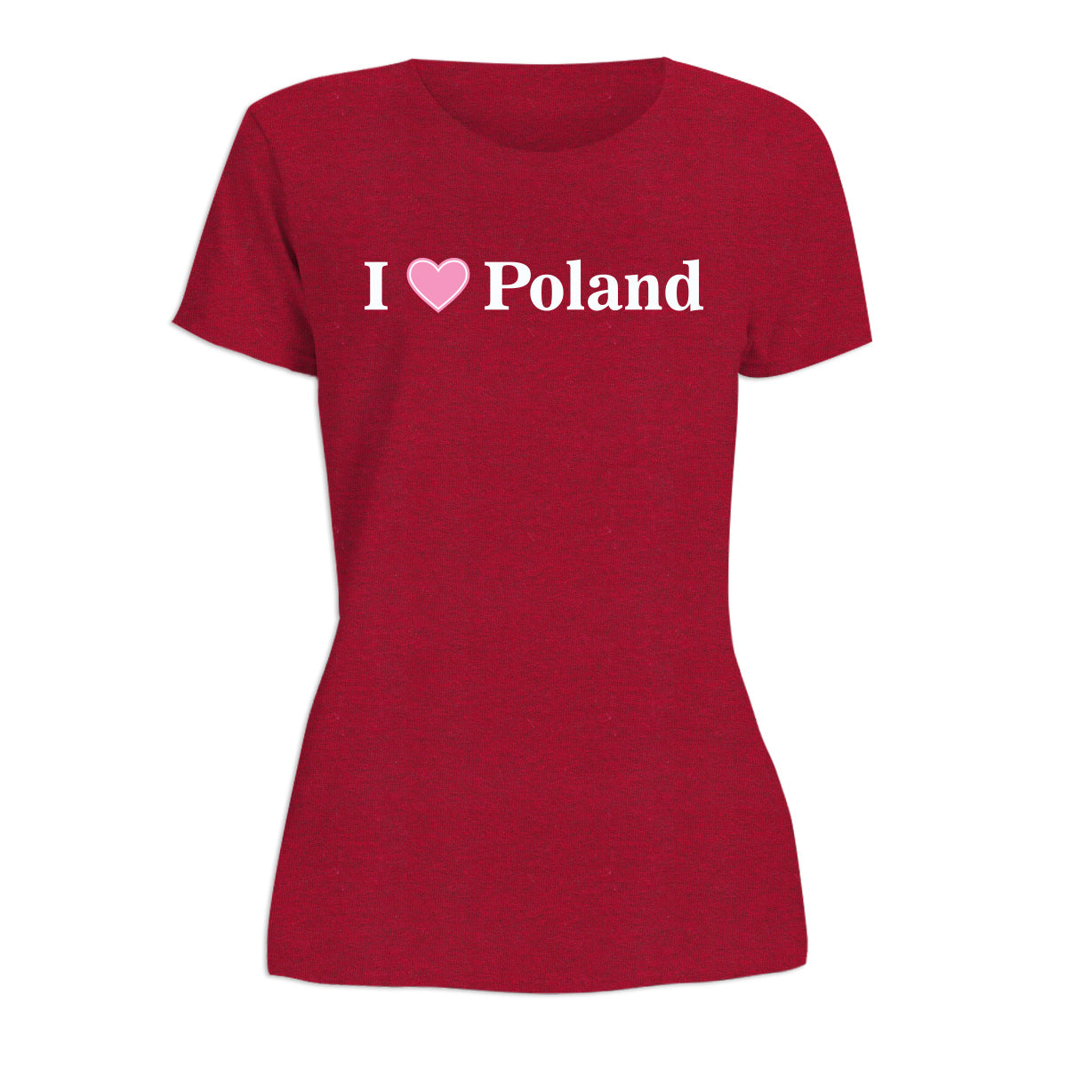 I Love Poland Women's Short Sleeve Tshirt