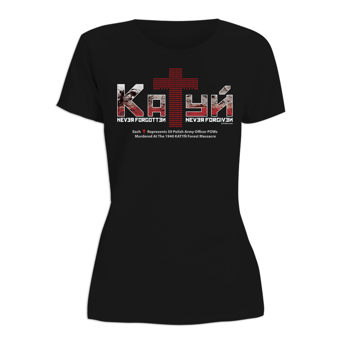 Katyn Remembered Women's Short Sleeve Tshirt