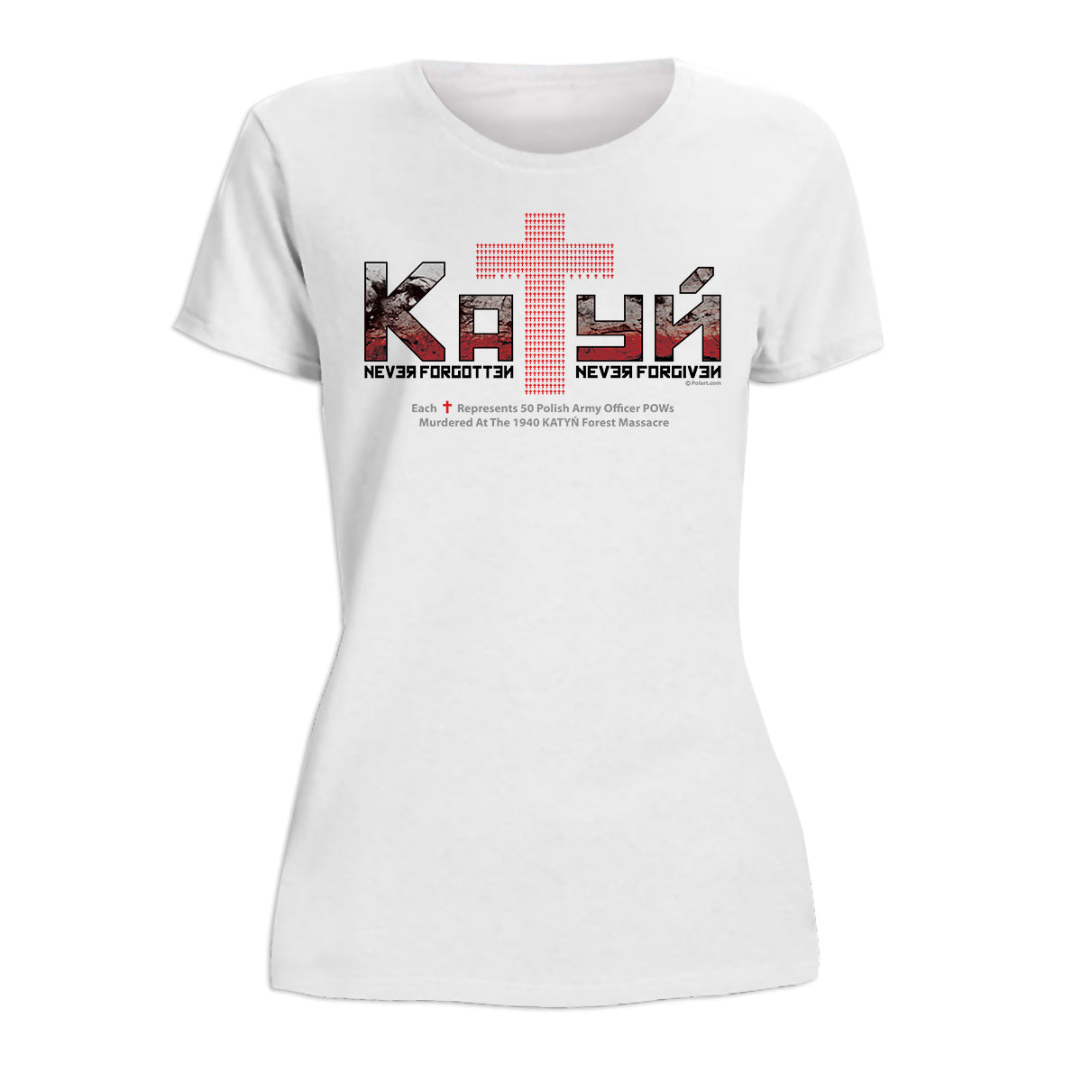 Katyn Remembered Women's Short Sleeve Tshirt