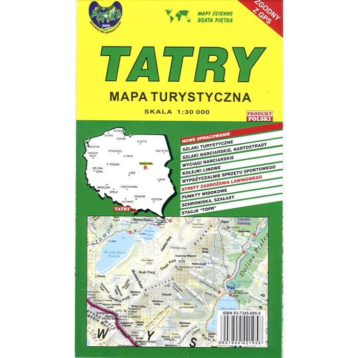 Tatra Mountains Map