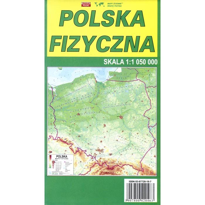 Physical Map of Poland