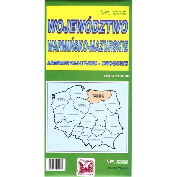 Warminsko-Mazurskie Map