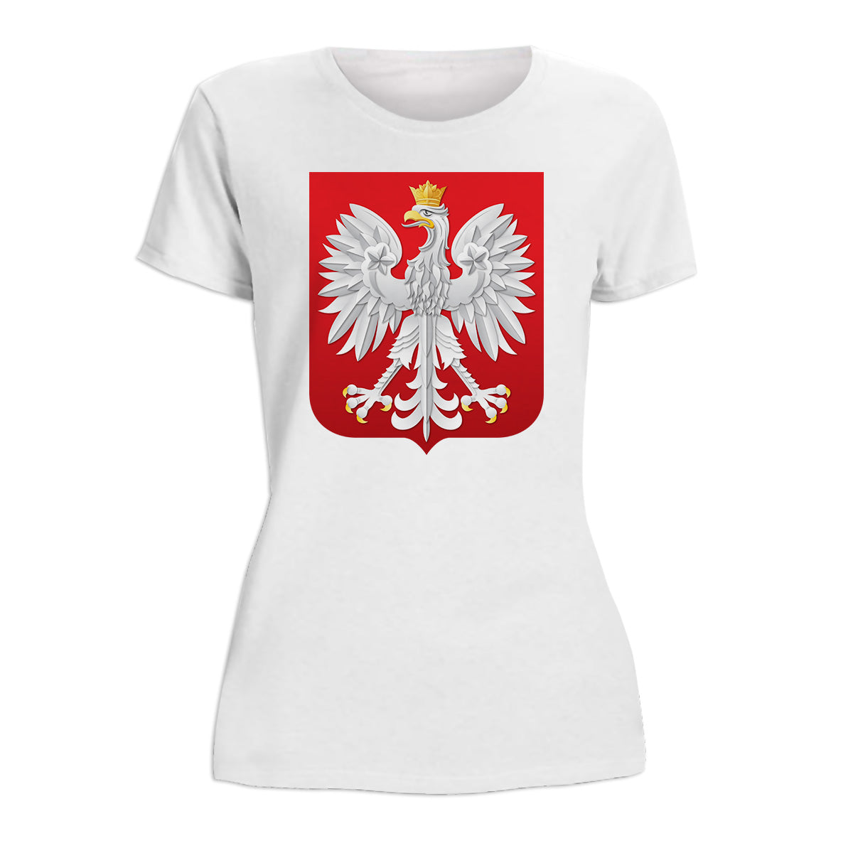 White Eagle Coat-of-Arms of Poland Women's Short Sleeve Tshirt