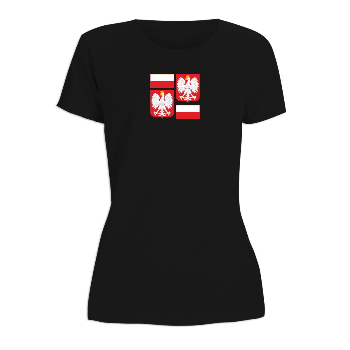 Flag & Shield of Poland Women's Short Sleeve Tshirt