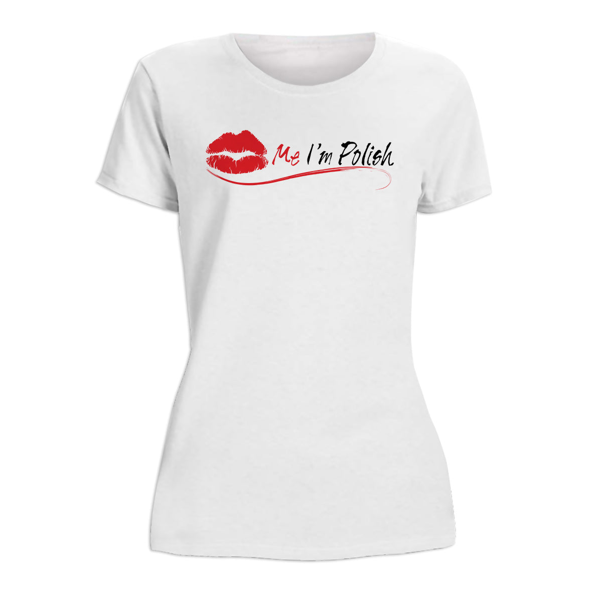 Kiss Me I'm Polish Women's Short Sleeve Tshirt