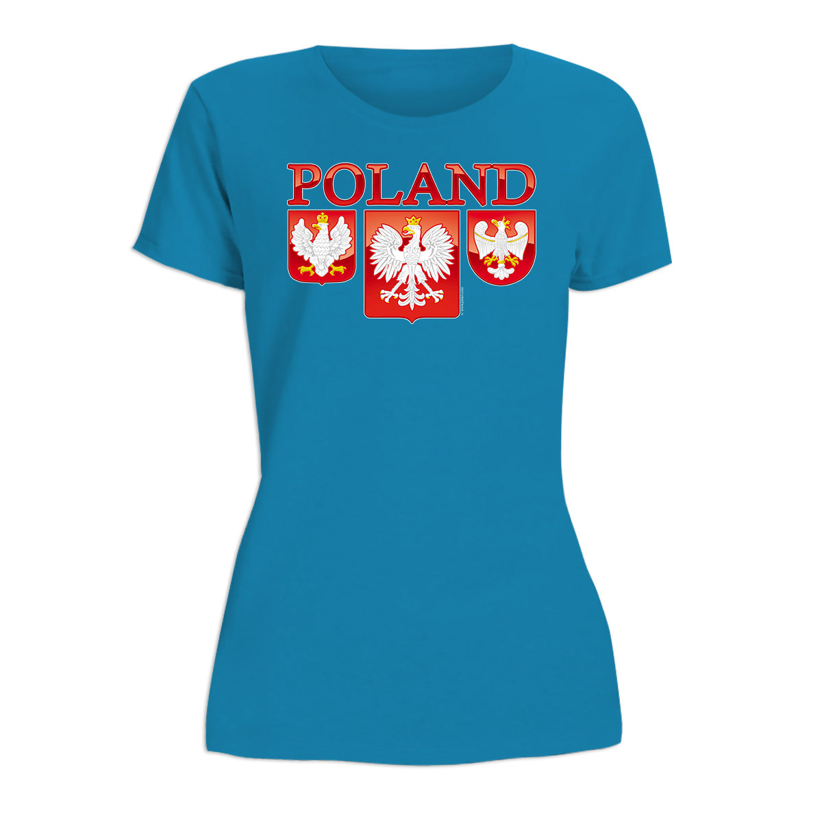 Three Polish Eagle Shields Women's Short Sleeve Tshirt