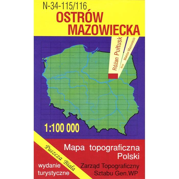 Ostrow Mazowiecka Region Map