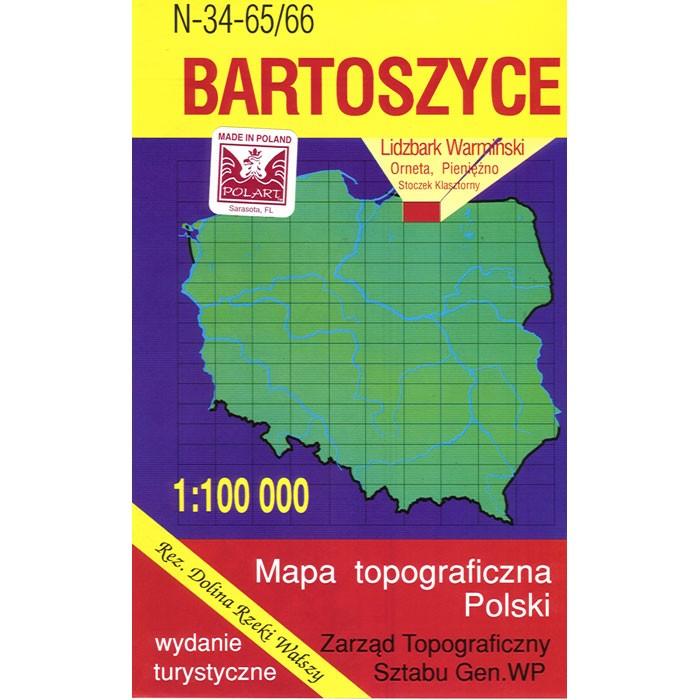 Bartoszyce Region Map
