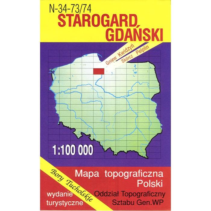 Starogard Gdanski Region Map