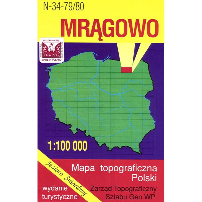 Mragowo Region Map