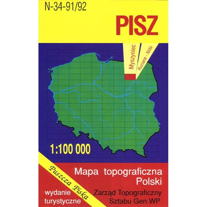Pisz Region Map