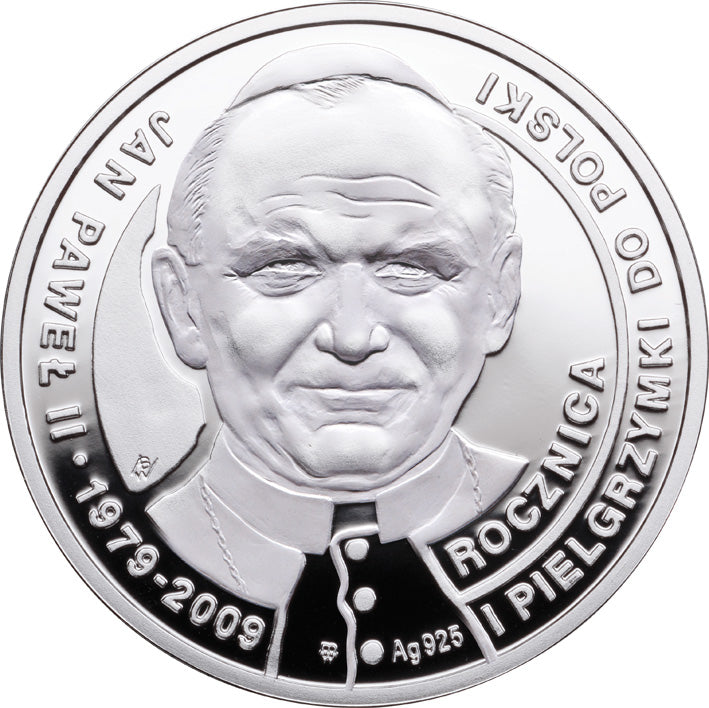 Pope John Paul II .925 Proof Silver Medal - Czestochowa