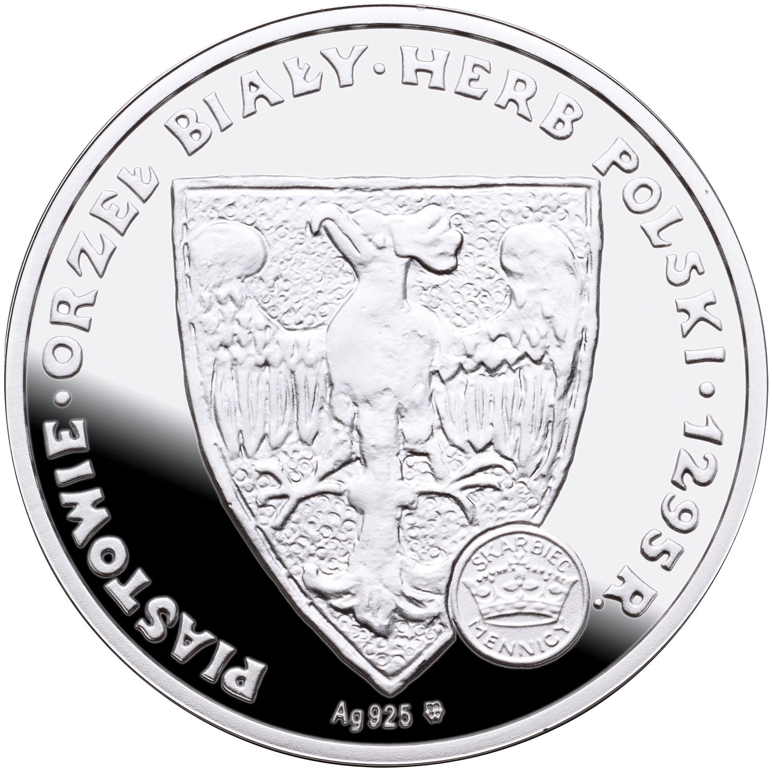 925pf Silver Medal - Piast Dynasty, King Mieszko I