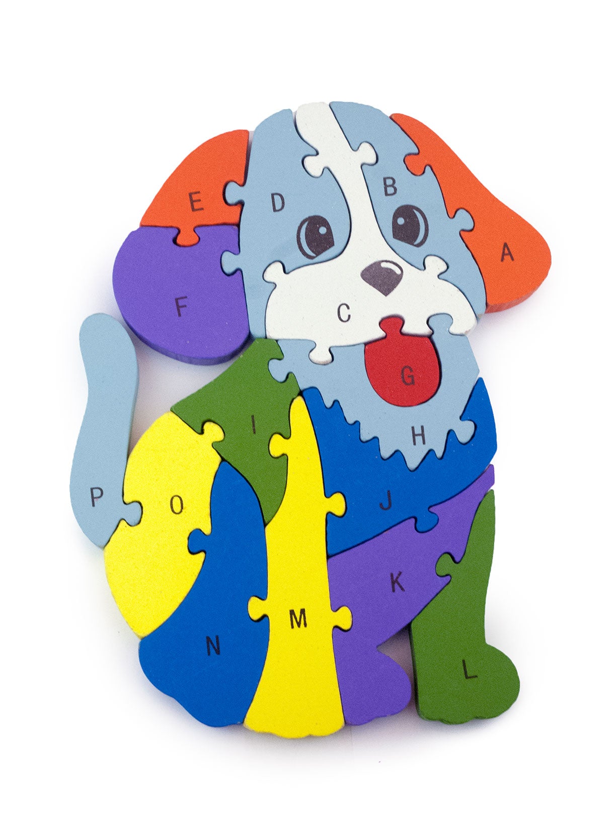 Educational Wooden Puzzle - Dog