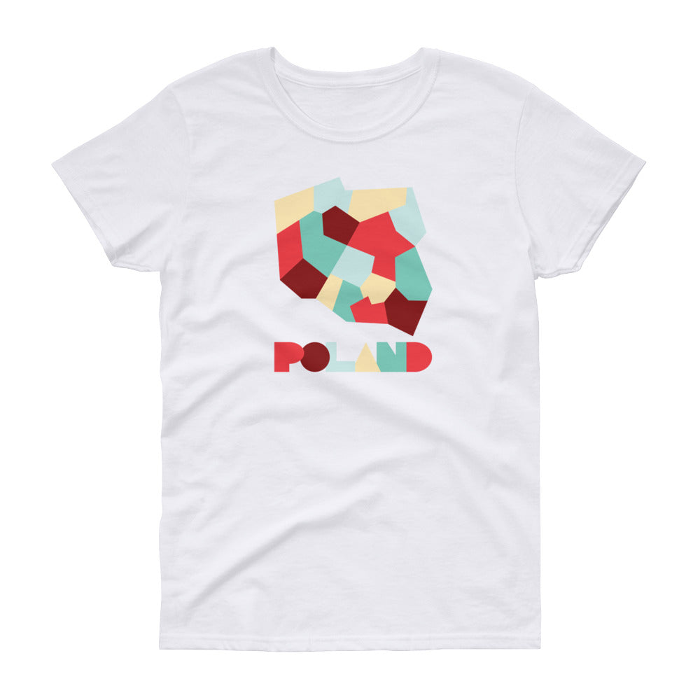 Geometric Poland Women's short sleeve t-shirt