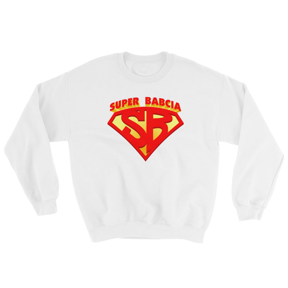 Super Babcia Crew Neck Sweatshirt