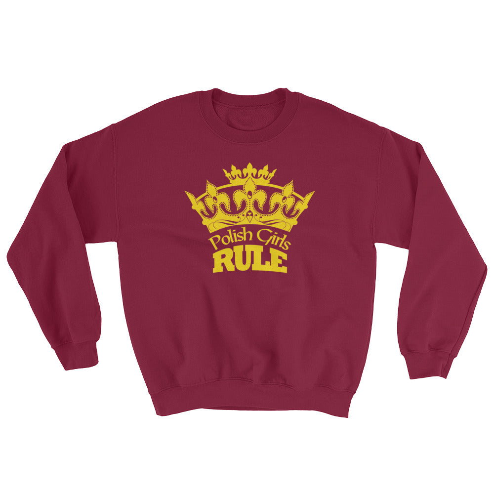 Polish Girls Rule Crew Neck Sweatshirt