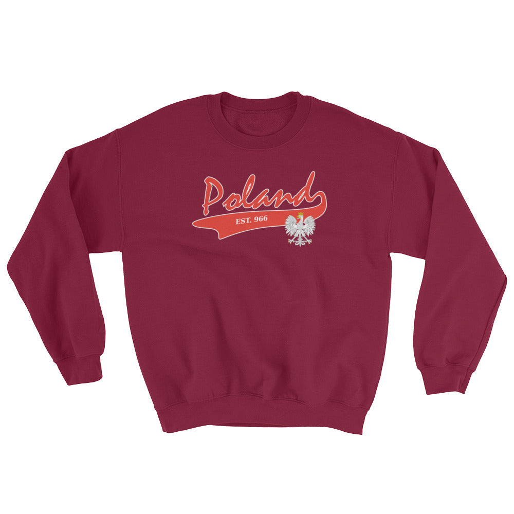 Poland College Crew Neck Sweatshirt