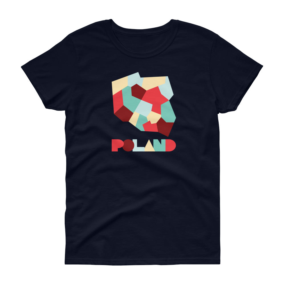 Geometric Poland Women's short sleeve t-shirt