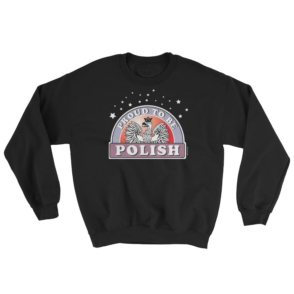 Proud to be Polish Crew Neck Sweatshirt