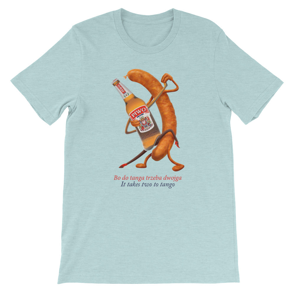 It Takes Two to Tango Light Short-Sleeve Unisex T-Shirt